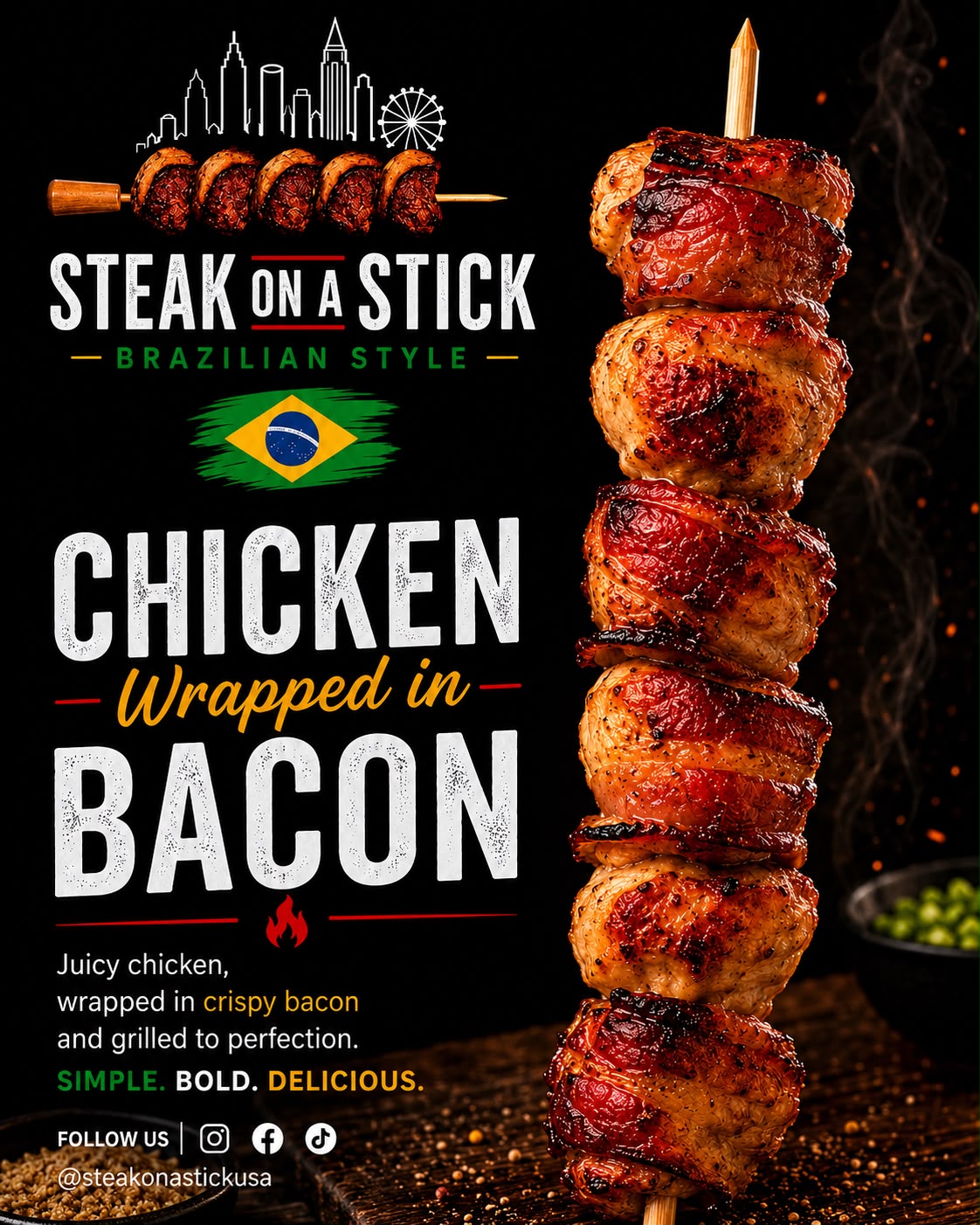 Chicken Wrapped in Bacon